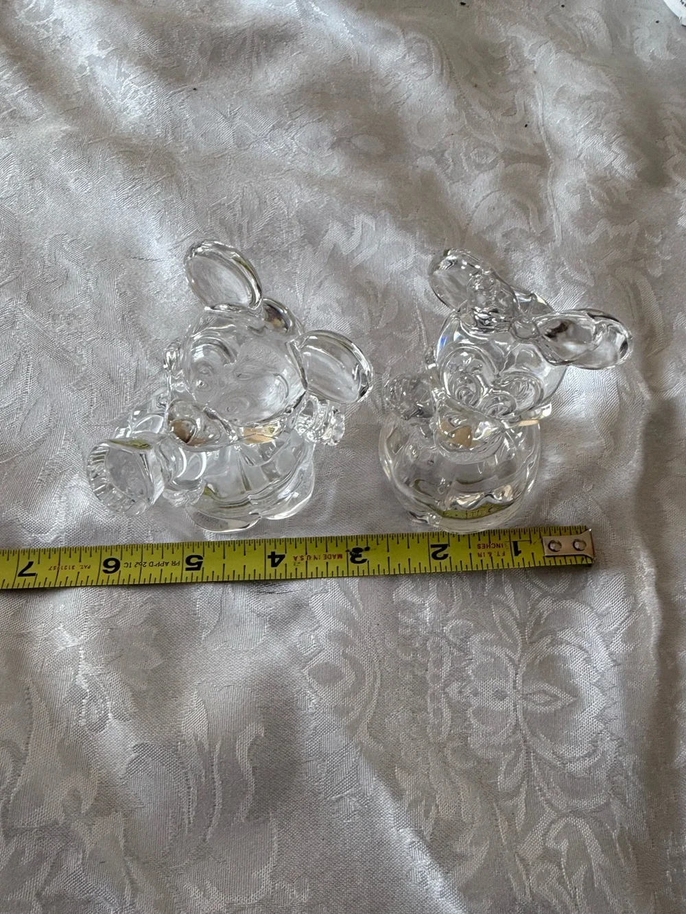 Disney Lenox Crystal Mickey & Minnie  - Home Accent/salt n pepper shaker